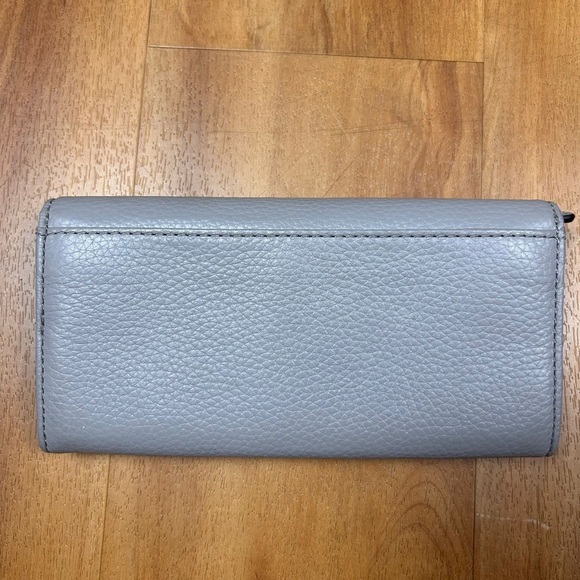 Michael Kors Women’s Gray and Silver Wallet with Card Slots - Picture 2 of 10